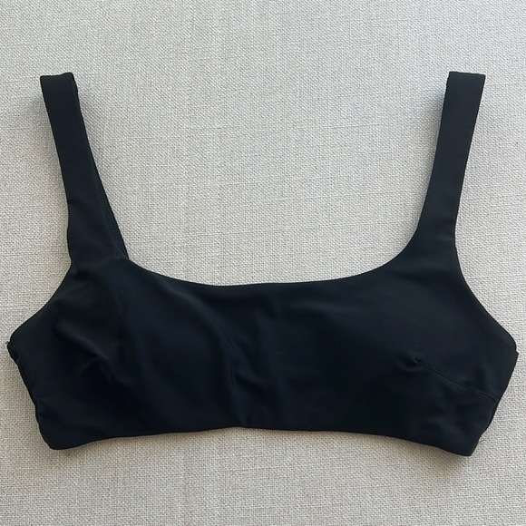 AERIE Black Scoop Bikini Top - Picture 6 of 9